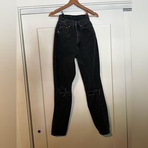 ASOS Black Straight Leg Jeans